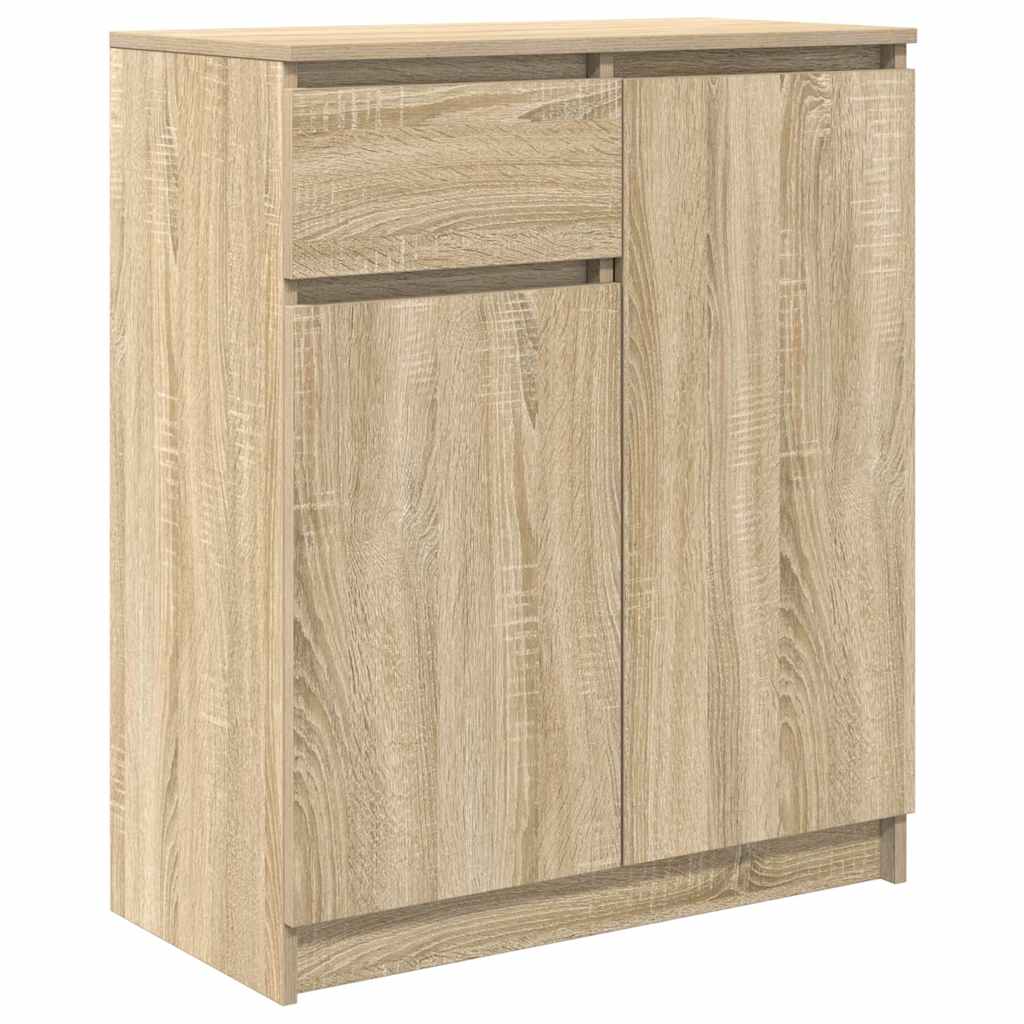 Buffet avec tiroir chêne sonoma 71x35x84 cm bois d'ingénierie