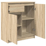 Buffet avec tiroir chêne sonoma 71x35x84 cm bois d'ingénierie