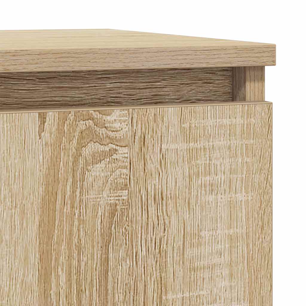 Sideboard with drawer sonoma oak 71x35x65 cm engineered wood