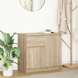 Sideboard with drawer sonoma oak 71x35x65 cm engineered wood