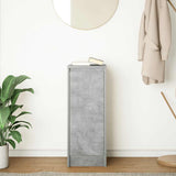 Concrete gray sideboard 29.5x34x76 cm engineered wood