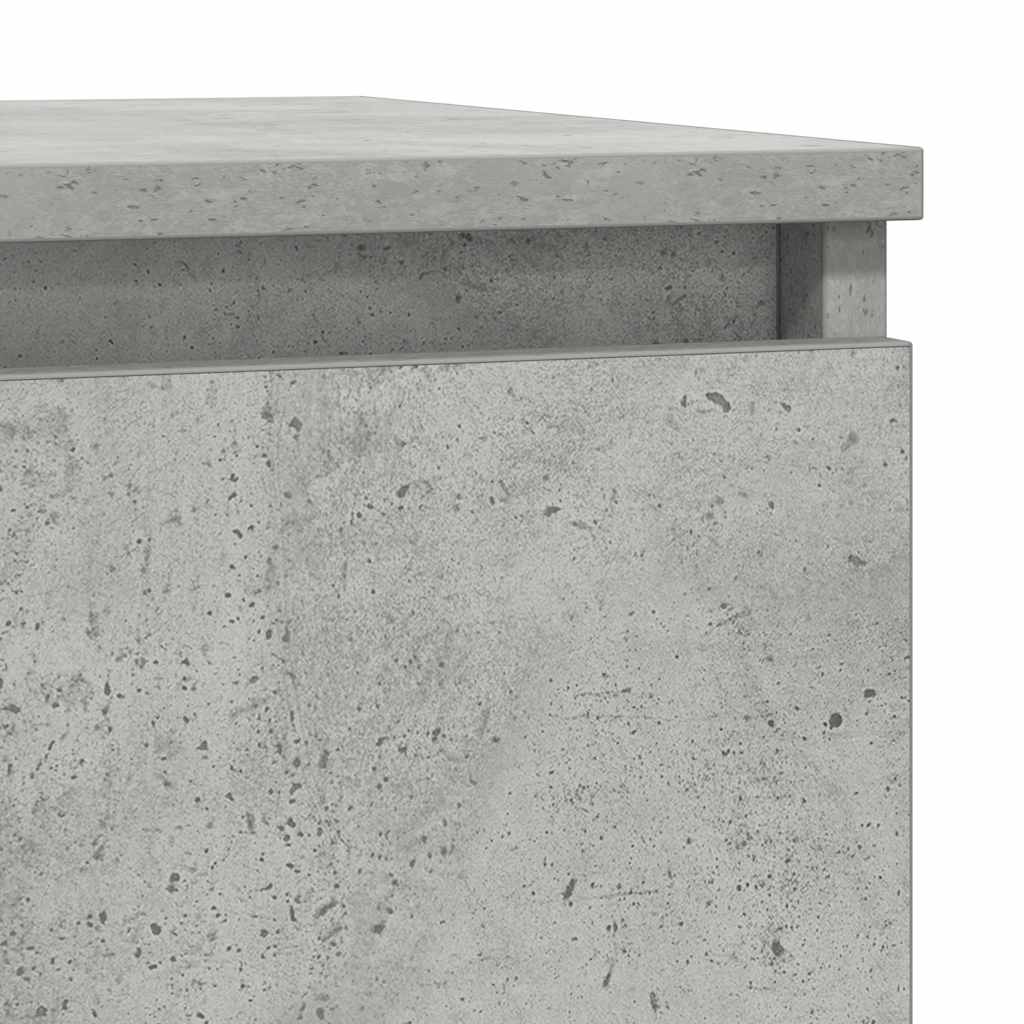 Concrete gray sideboard 29.5x34x76 cm engineered wood