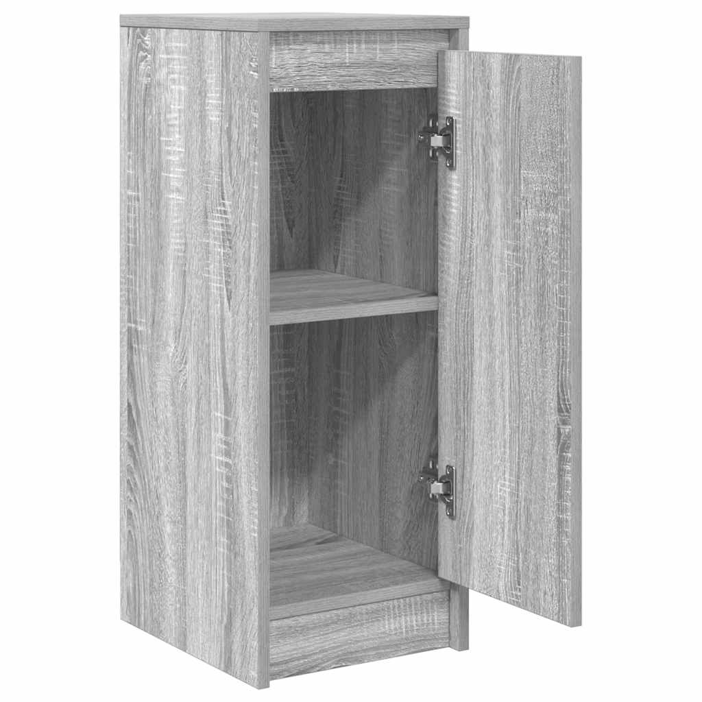 Buffet sonoma gris 29,5x34x76 cm bois d'ingénierie