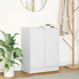 White sideboard 57x34x76 cm engineered wood