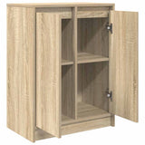 Buffet chêne sonoma 57x34x76 cm bois d'ingénierie