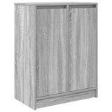 Sonoma gray sideboard 57x34x76 cm engineered wood