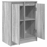 Sonoma gray sideboard 57x34x76 cm engineered wood