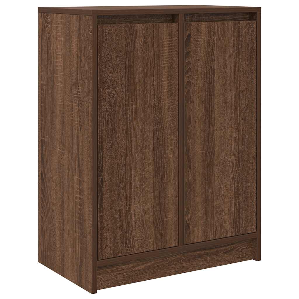 Brown oak sideboard 57x34x76 cm engineered wood