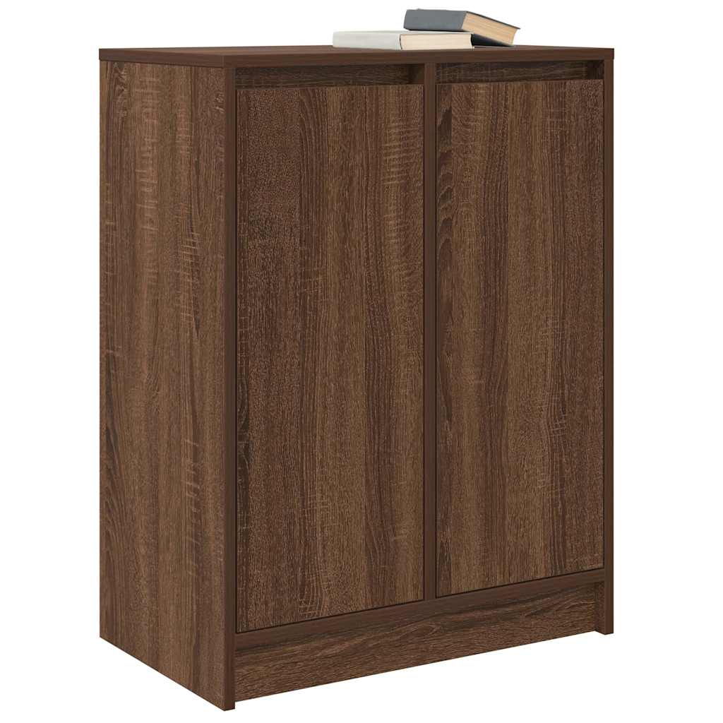 Brown oak sideboard 57x34x76 cm engineered wood