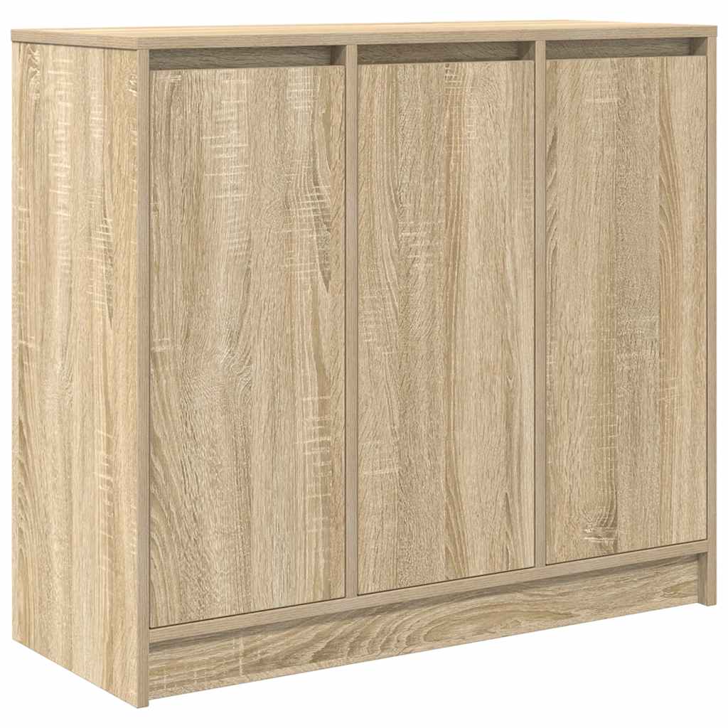 Buffet chêne sonoma 85x34x76 cm bois d'ingénierie