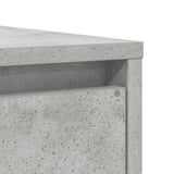 Concrete gray sideboard 85x34x76 cm engineered wood