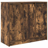 Smoked oak sideboard 85x34x76 cm engineered wood