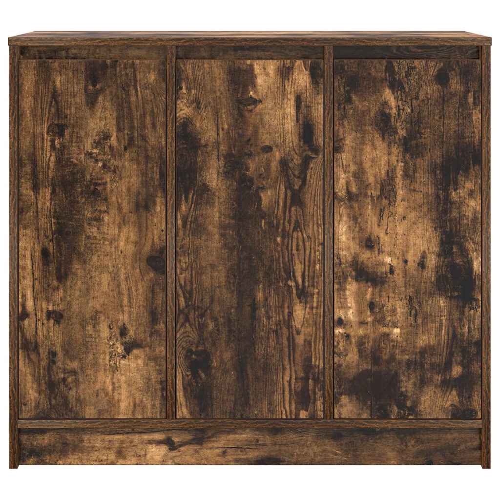 Smoked oak sideboard 85x34x76 cm engineered wood