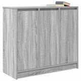 Sonoma gray sideboard 85x34x76 cm engineered wood