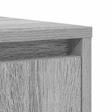 Sonoma gray sideboard 85x34x76 cm engineered wood