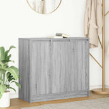 Sonoma gray sideboard 85x34x76 cm engineered wood