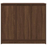 Brown oak sideboard 85x34x76 cm engineered wood