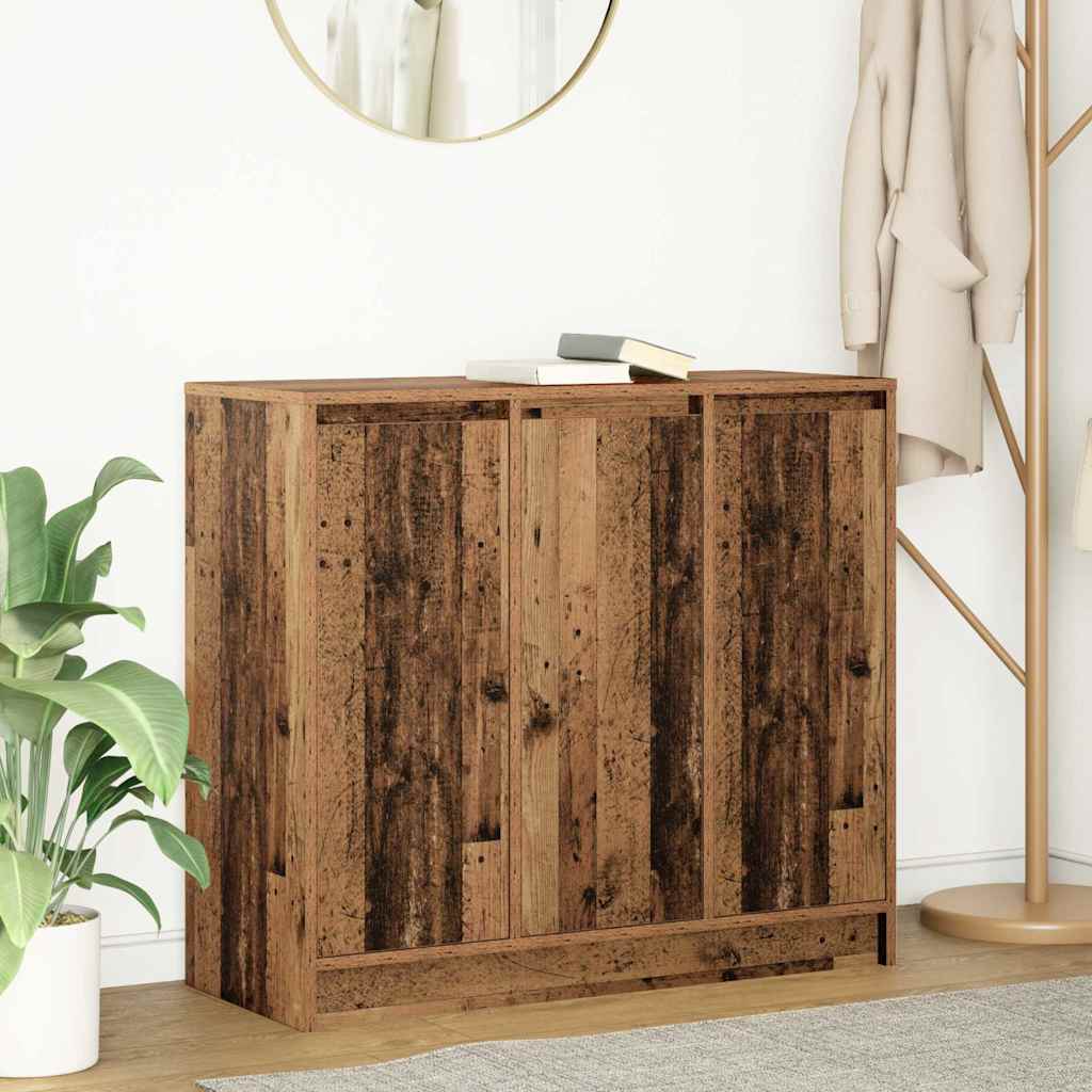 Old wood sideboard 85x34x76 cm engineered wood