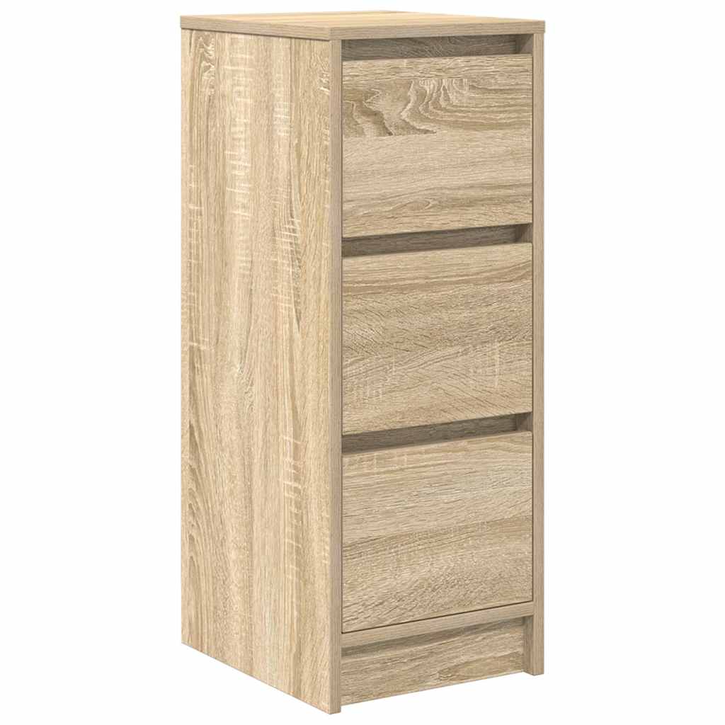 Sonoma oak sideboard 29.5x34x76 cm engineered wood