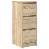 Sonoma oak sideboard 29.5x34x76 cm engineered wood