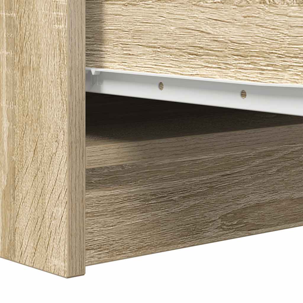 Sonoma oak sideboard 29.5x34x76 cm engineered wood