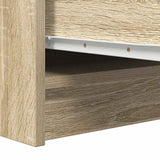 Sonoma oak sideboard 29.5x34x76 cm engineered wood