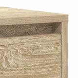 Sonoma oak sideboard 29.5x34x76 cm engineered wood