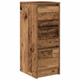 Buffet vieux bois 29,5x34x76 cm bois d'ingénierie