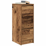 Buffet vieux bois 29,5x34x76 cm bois d'ingénierie