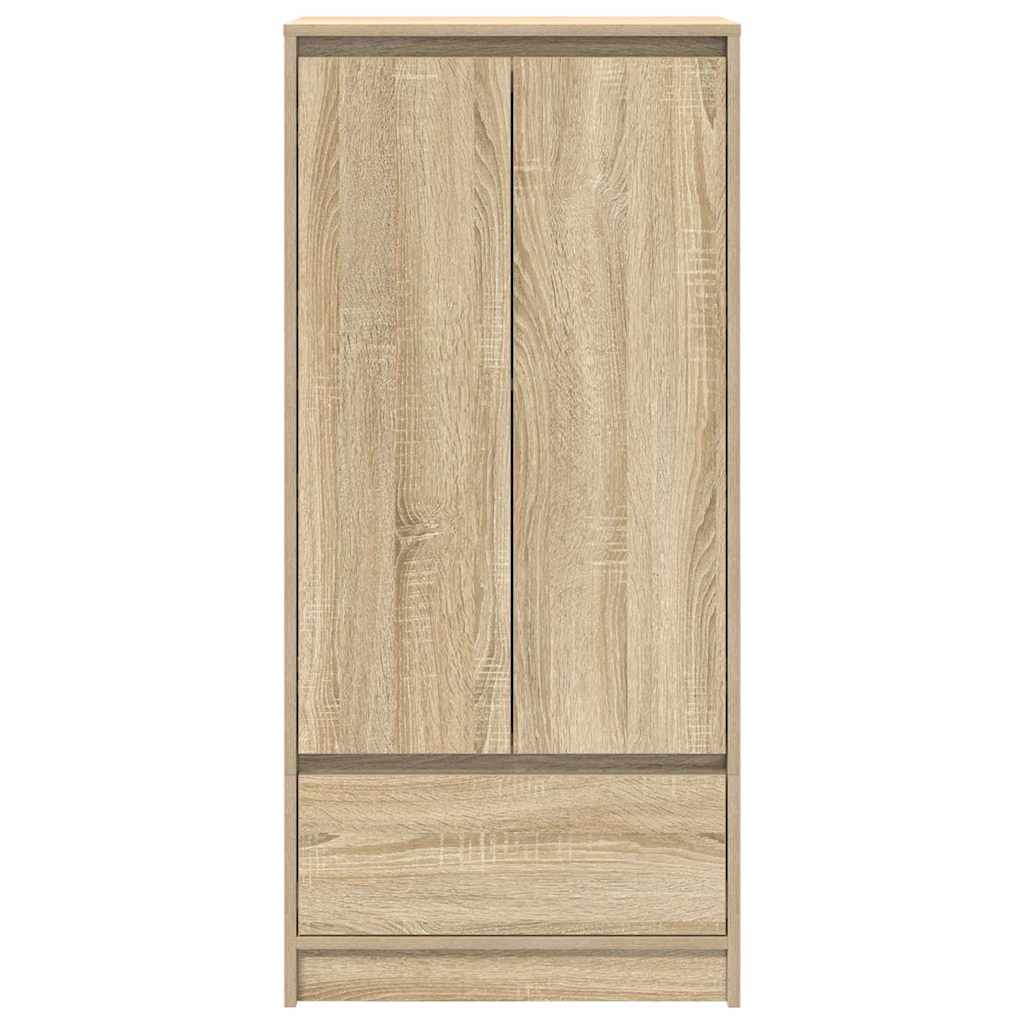 Armoire tiroir chêne sonoma 55,5x34x119,5 cm bois d'ingénierie