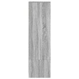 Buffet haut sonoma gris 29,5x34x119,5 cm bois d'ingénierie