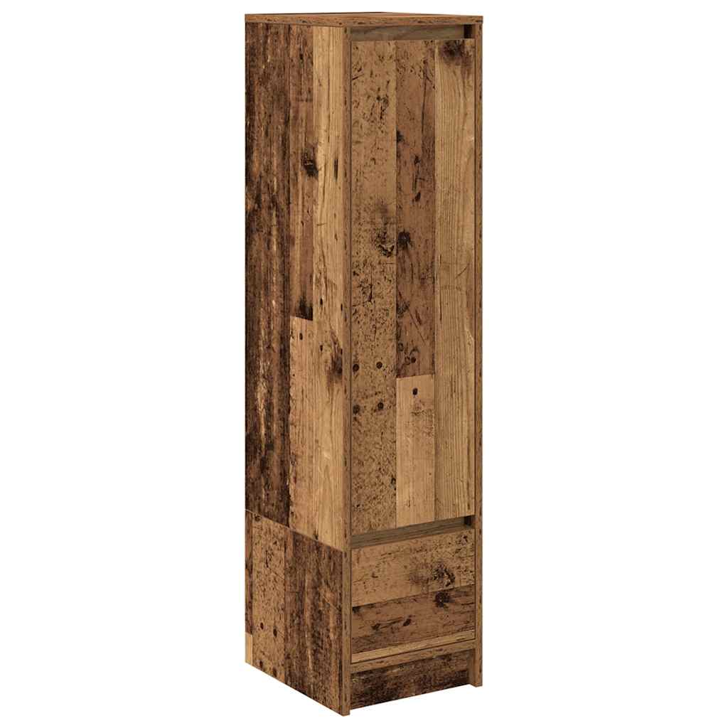 Buffet haut 29,5x34x119,5 cm vieux bois bois d'ingénierie