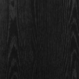 High sideboard black oak 37.5x35x180 cm engineered wood