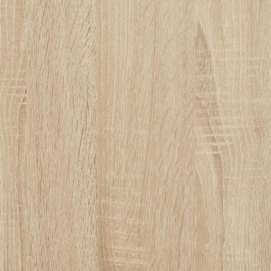 High sideboard sonoma oak 37.5x35x180 cm engineered wood