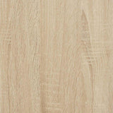 High sideboard sonoma oak 37.5x35x180 cm engineered wood