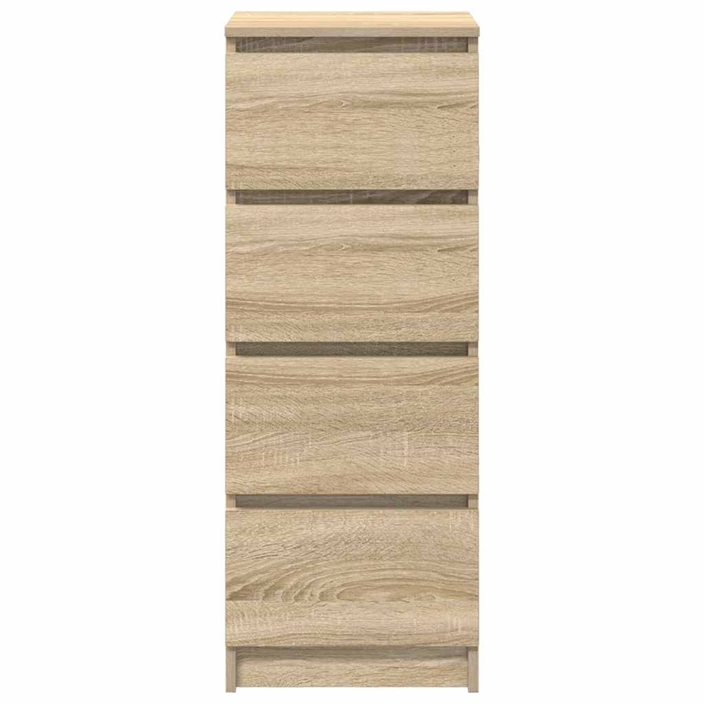 Buffet chêne sonoma 37,5x35x99 cm bois d'ingénierie