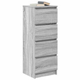 Sonoma gray sideboard 37.5x35x99 cm engineered wood