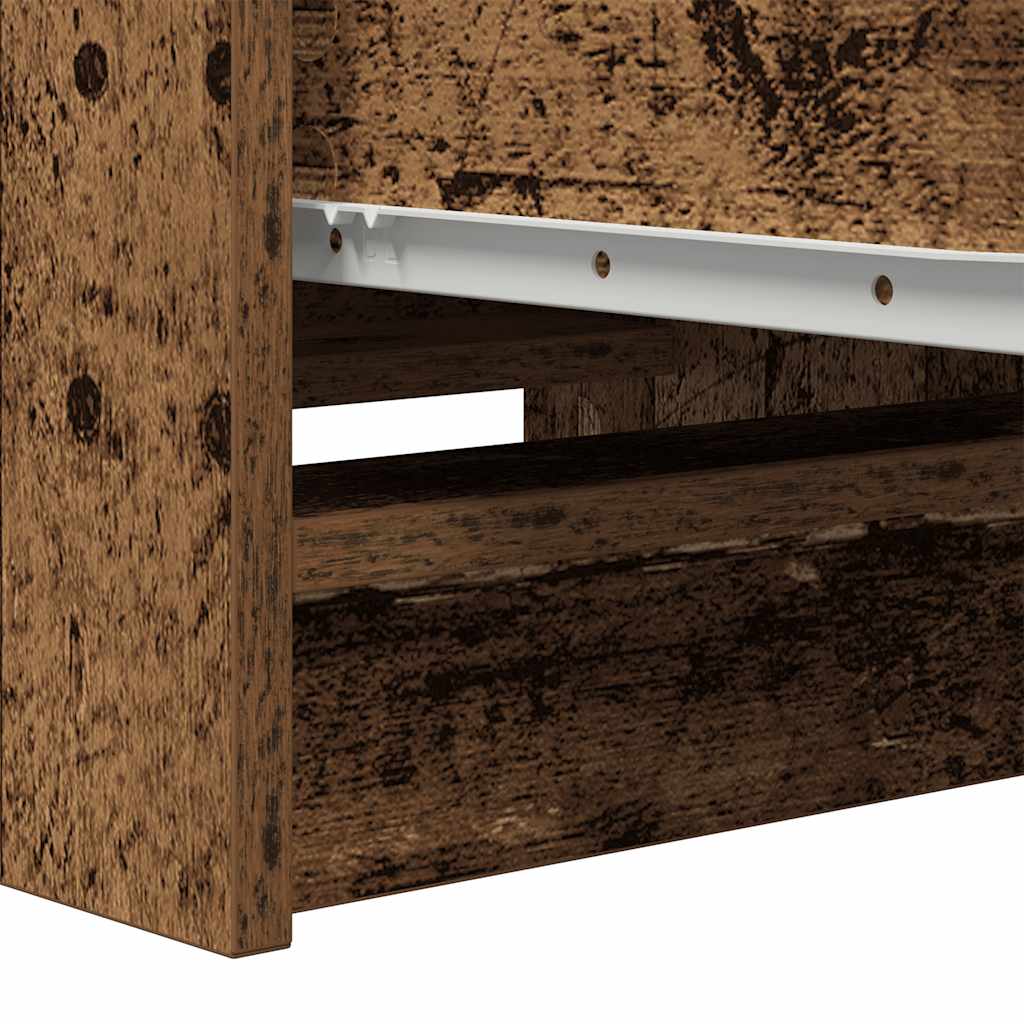 Buffet vieux bois 37,5x35x99 cm bois d'ingénierie