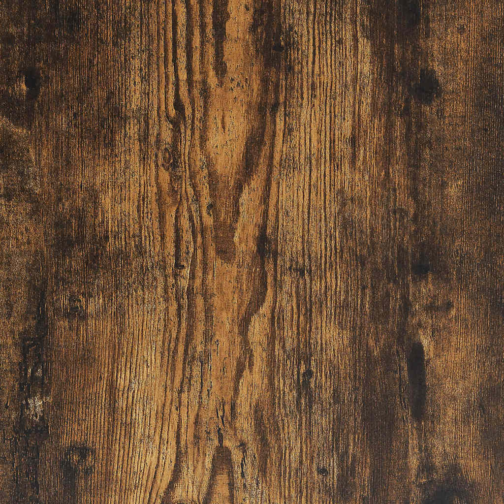 Buffet chêne fumé 37,5x35x76 cm bois d'ingénierie