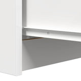 White sideboard 37.5x35x76 cm engineered wood