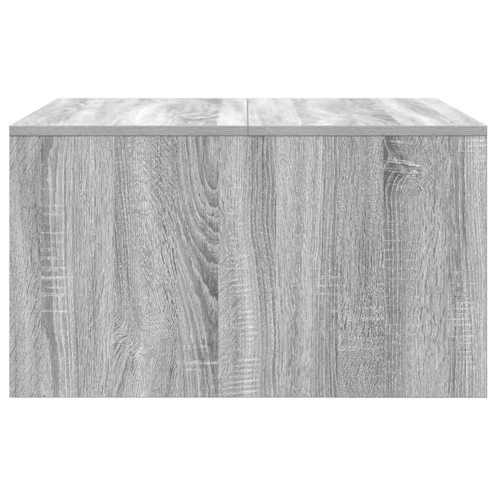 Table basse avec tiroirs sonoma gris 70,5x70x40 cm