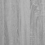 High sideboard sonoma gray 70x35x180 cm engineered wood