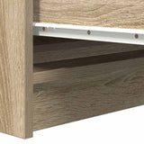 Buffet chêne sonoma 100x35x99 cm bois d'ingénierie