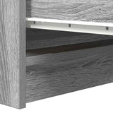 Buffet sonoma gris 100x35x99 cm bois d'ingénierie