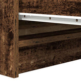 Buffet vieux bois 100x35x99 cm bois d'ingénierie