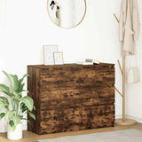 Smoked oak sideboard 100x35x76 cm engineered wood