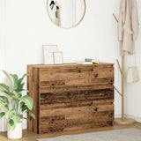 Old wood sideboard 100x35x76 cm engineered wood