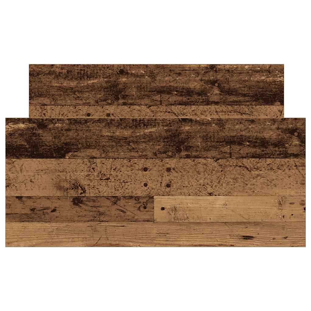 Cadre de lit sans matelas vieux bois 100x200 cm bois ingénierie