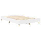 Cadre de lit sans matelas blanc 120x200 cm bois ingénierie