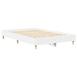 Cadre de lit sans matelas blanc 120x200 cm bois ingénierie